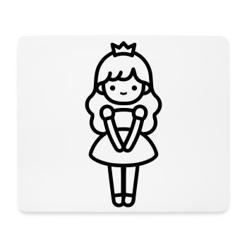 princess - Mouse Pad (horizontal) - white - Front