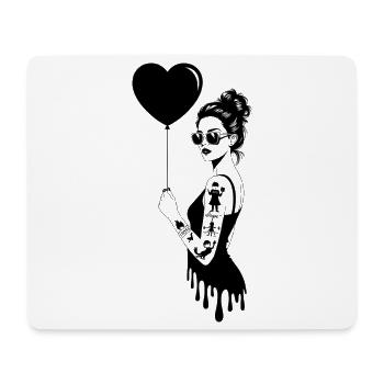 Biking Passion Mountain Bike Adventure - Mouse Pad (horizontal) - white - Front