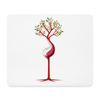 Womb Tree - Mouse Pad (horizontal) - white - Front