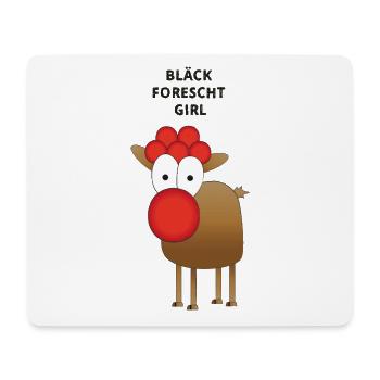 BLÄCK FORESCHT GIRL - Mousepad (Querformat) - Weiß - Vorne
