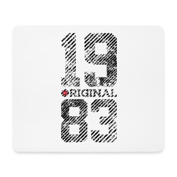 43RD BIRTHDAY VINTAGE ORIGINAL 1983 - Mouse Pad (horizontal) - white - Front