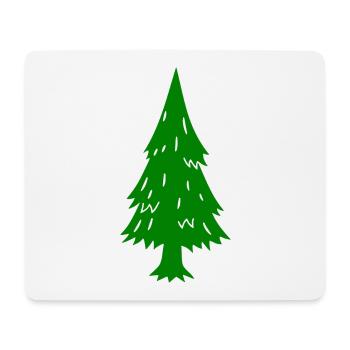 Nadelbaum Baum Tanne Tannenbaum Fichte Kiefer - Mousepad (Querformat) - Weiß - Vorne