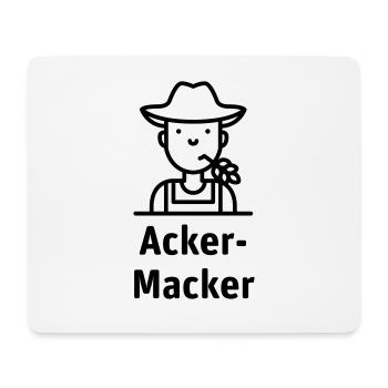 Acker-Macker 2-farbig - Mousepad (Querformat) - Weiß - Vorne