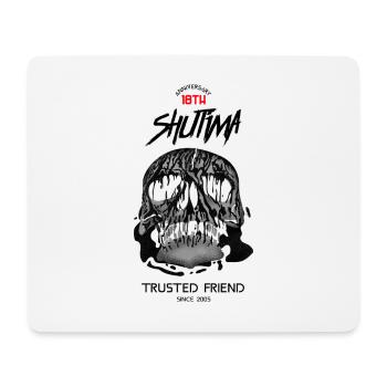 Skull Forever Friends Anywhere - Mousepad (Querformat) - Weiß - Vorne