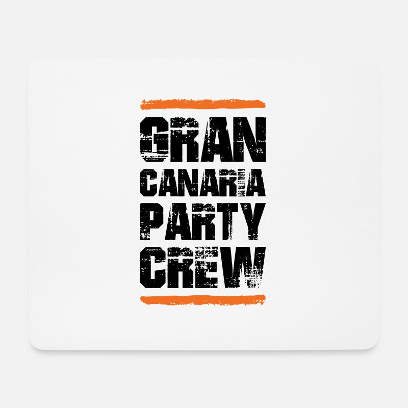 Gran Canaria Party Crew - Mousepad (Querformat) - Weiß