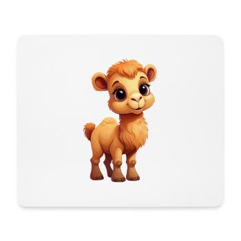 Kamel / Dromedar - Mousepad (Querformat) - Weiß - Vorne