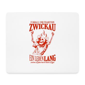 Zwickau Fußball Fan Geschenk - Mousepad (Querformat) - Weiß - Vorne