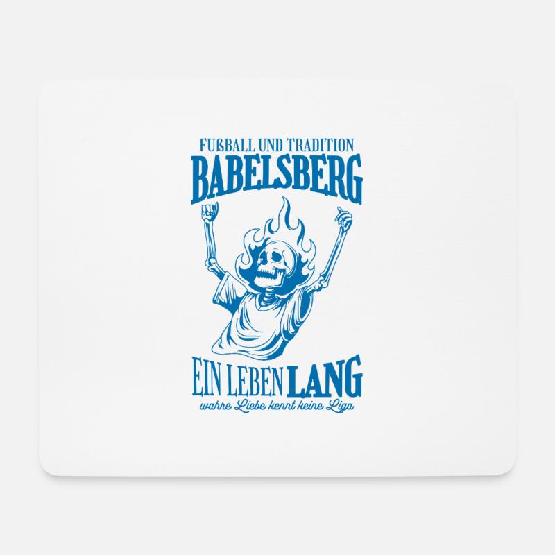 Magdeburg Tradition Fußball Geschenk - Mousepad (Querformat) - Weiß