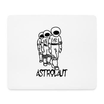 Astrolaut Records - Mousepad (Querformat) - Weiß - Vorne