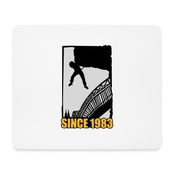 Montez Cologne Hohenzollern pont - Tapis de souris (format paysage) - blanc - Devant