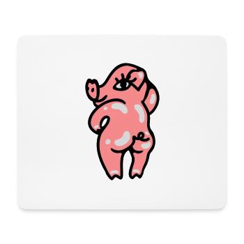 Sexy geile Sau 3 - Mousepad (Querformat) - Weiß - Vorne