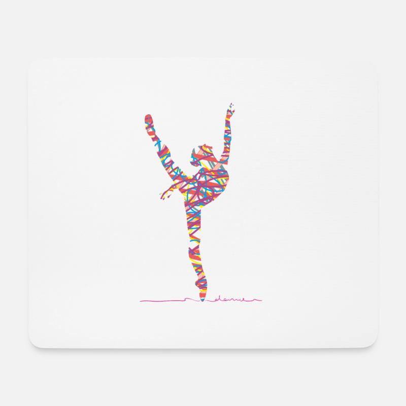 Ballet Tanzen - Mousepad (Querformat) - Weiß