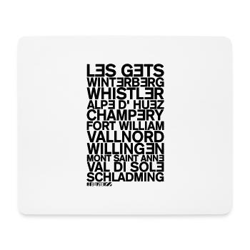 Bike Parks - Mouse Pad (horizontal) - white - Front