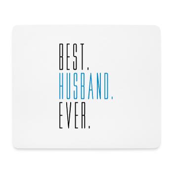 best husband ever husband husband text bachelor - Mouse Pad (horizontal) - white - Front