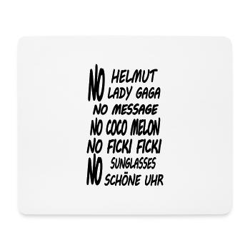 No Ficki Ficki, Sunglasses, Coco Melon.. - Mousepad (Querformat) - Weiß - Vorne