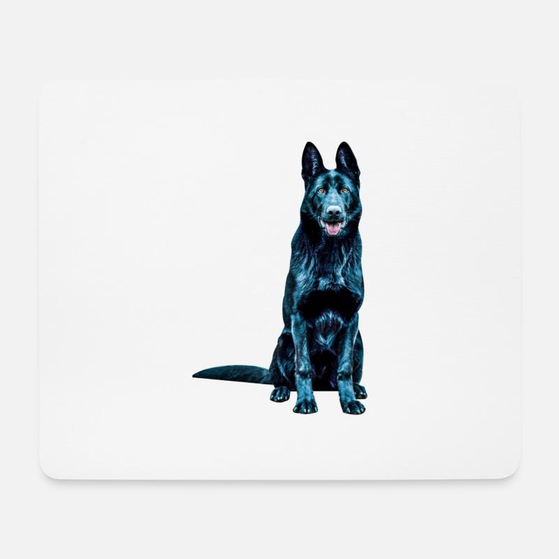German shepherd - Mouse Pad (horizontal) - white