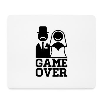 game_over_f1 - Mouse Pad (horizontal) - white - Front