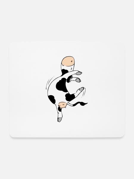 Mooviestars - Ballet Cow - Mousepad (Querformat) - Weiß