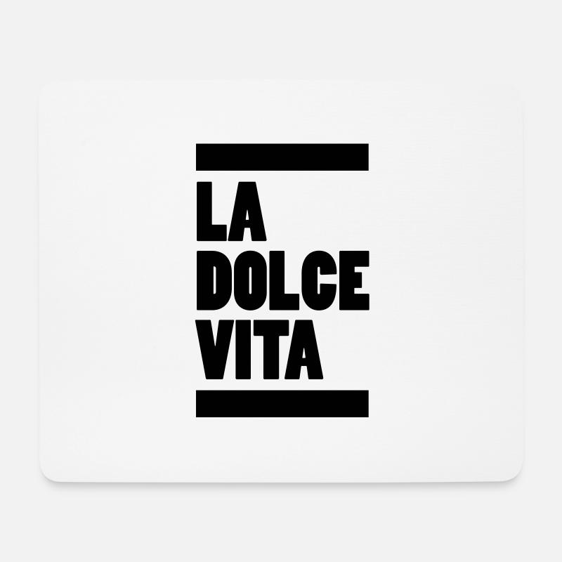 La dolce vita - Mousepad (Querformat) - Weiß
