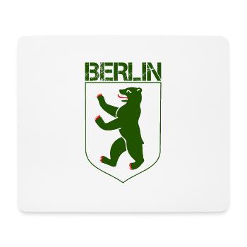 Berlin Bear coat of arms - Mouse Pad (horizontal) - white - Front