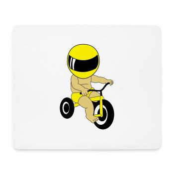 Baby Bike - Mousepad (Querformat) - Weiß - Vorne