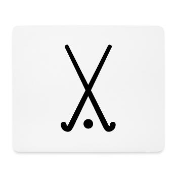 Field hockey - Mouse Pad (horizontal) - white - Front