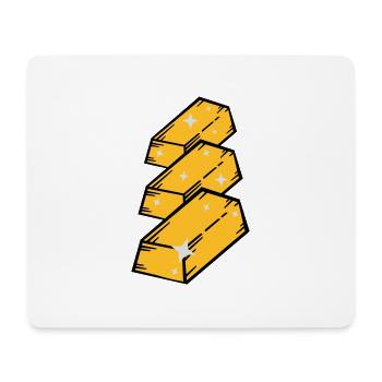 gold_po3 - Mouse Pad (horizontal) - white - Front