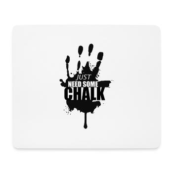 Bouldern Climbing Klettern - Mousepad (Querformat) - Weiß - Vorne