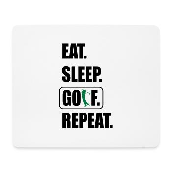 Golf - Mousepad (Querformat) - Weiß - Vorne
