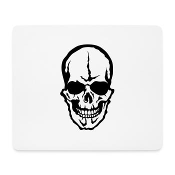 Kopf des Todes skull crane - Mousepad (Querformat) - Weiß - Vorne