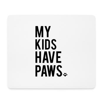 Paws - Mouse Pad (horizontal) - white - Front