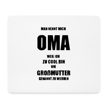 Geschenk für Oma Spruch - Mousepad (Querformat) - Weiß - Vorne