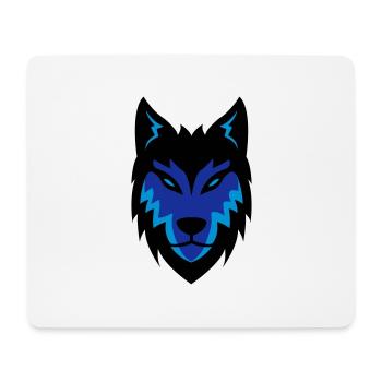 wolf_02 - Mouse Pad (horizontal) - white - Front