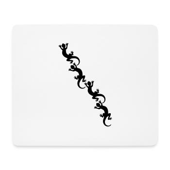 Lizards / Geckos / Echsen - Mousepad (Querformat) - Weiß - Vorne