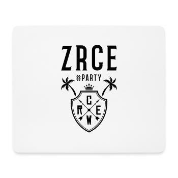 zrce party crew wappen - Mousepad (Querformat) - Weiß - Vorne