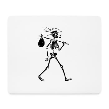 skeleton - Mouse Pad (horizontal) - white - Front
