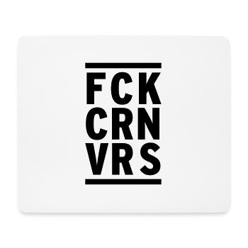 FCK CRN VRS - Mousepad (Querformat) - Weiß - Vorne