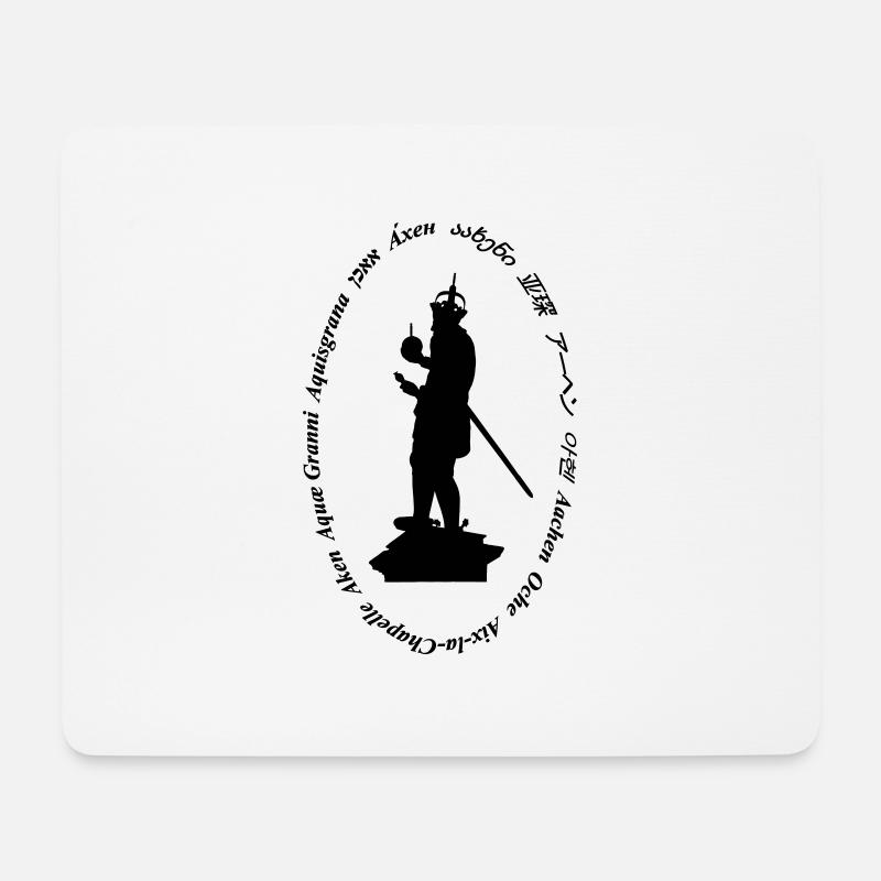 aachen - Mousepad (Querformat) - Weiß