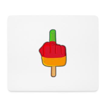 Lutschfinger Stinkefinger Flutschfinger Eis - Tapis de souris (format paysage) - blanc - Devant