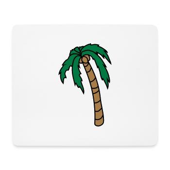Hängende Palme Design - Mousepad (Querformat) - Weiß - Vorne