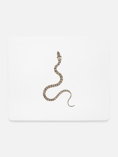serpent - Tapis de souris (format paysage) - blanc