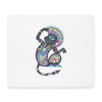 Ornements tribaux - Tapis de souris (format paysage) - blanc - Devant