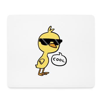 Cool Chick - Mousepad (Querformat) - Weiß - Vorne
