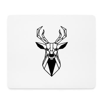 roe deer - Mouse Pad (horizontal) - white - Front