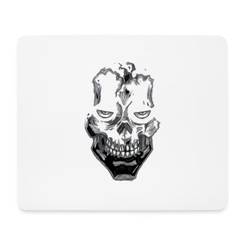 New Bad Skull the Special Skull - Mouse Pad (horizontal) - white - Front