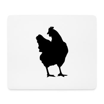 chicken - Mousepad (Querformat) - Weiß - Vorne