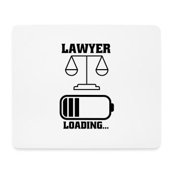 Anwalt Jura Gericht Rechtsanwalt Studium Jurist - Mousepad (Querformat) - Weiß - Vorne