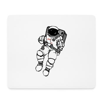 Astronaute Canada - Tapis de souris (format paysage) - blanc - Devant