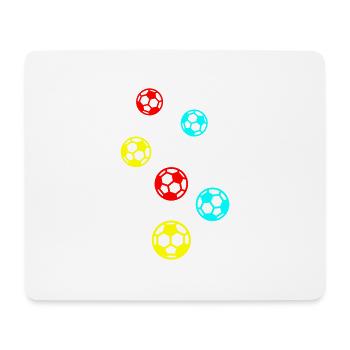 Fußball soccer - Mousepad (Querformat) - Weiß - Vorne