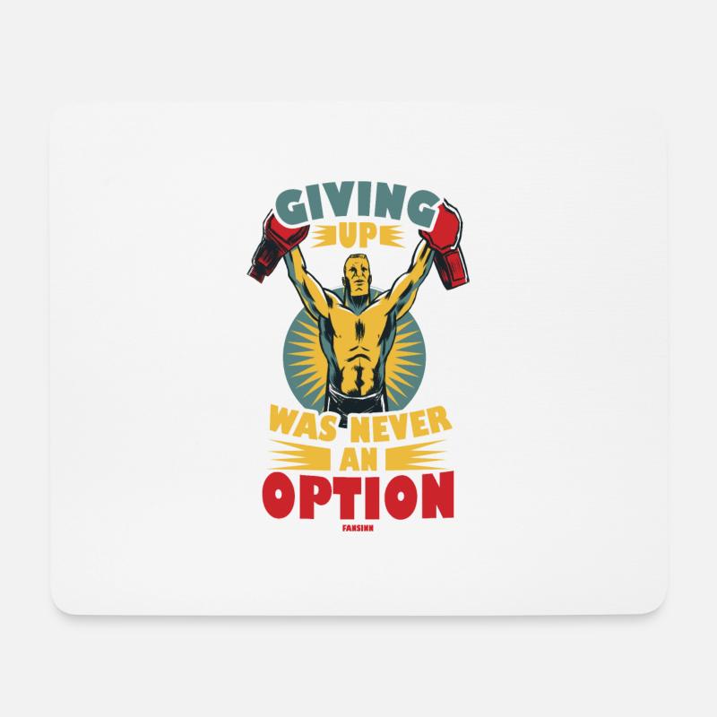 Motivation - Mousepad (Querformat) - Weiß